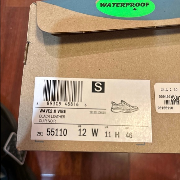 Men’s new waterproof Clarks size 12W - Picture 7 of 8